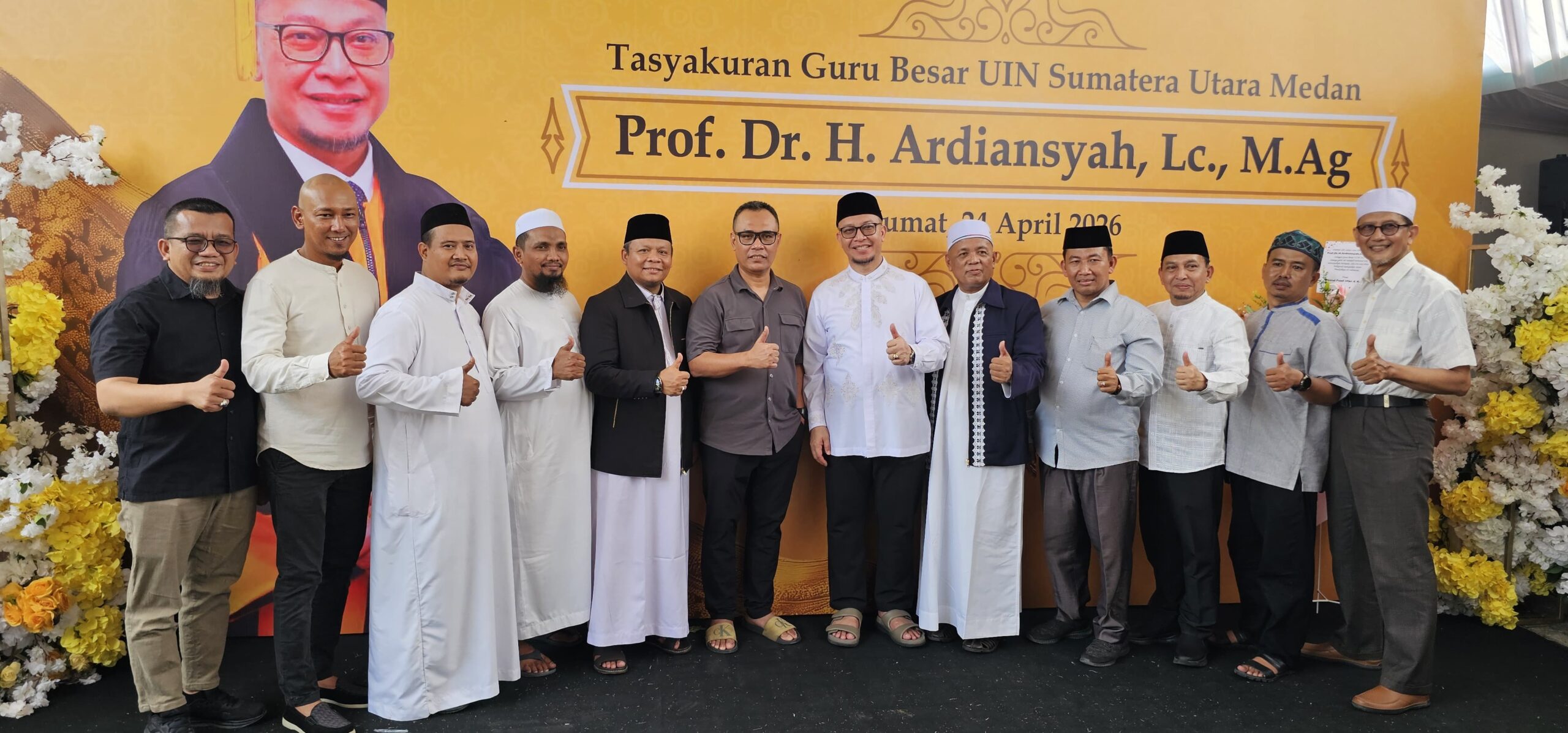 Syukuran Pengukuhan Guru Besar Prof. Ardiansyah