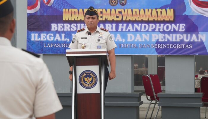 Lapas Lubuk Pakam Gaungkan Ikrar Pemasyarakatan Bersih