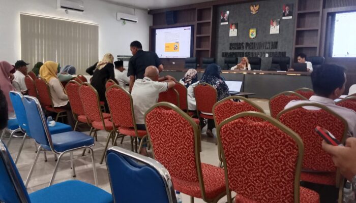 Dinas Pendidikan Sergai Gelar Simulasi dan Sosialisasi E-Ijazah 2026 untuk SMP Swasta