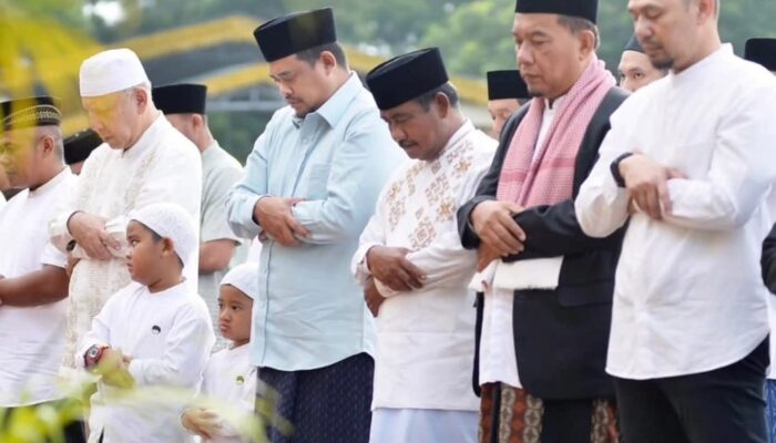 Semangat Iduladha, Pemko Binjai Gelar Salat Id Berjamaah di Lapangan Merdeka