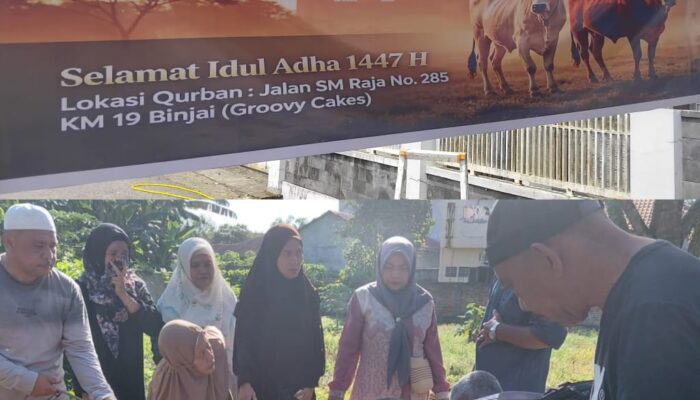 Alumni SMANSA Binjai Angkatan 1990 Gelar Pemotongan Hewan Qurban 1447 Hijriah