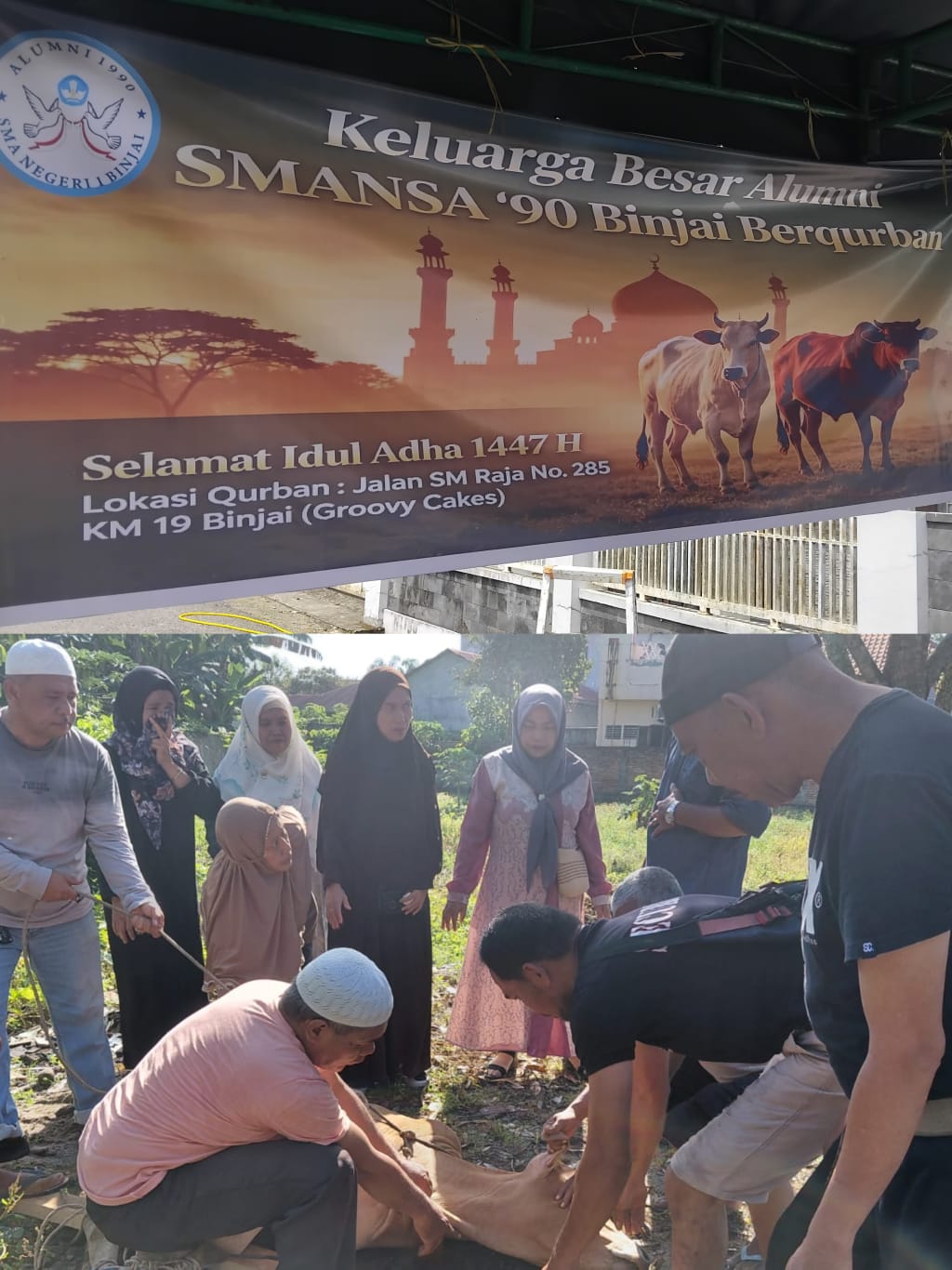 Alumni SMANSA Binjai Gelar Kurban