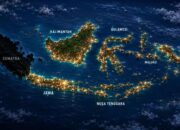 Ilustrasi pulau Sumatera gelap gulita (Istimewa)