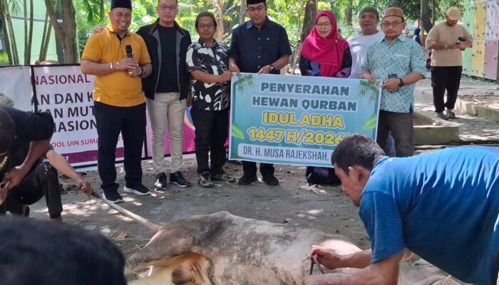 UINSU Sembelih 22 Ekor Hewan Kurban