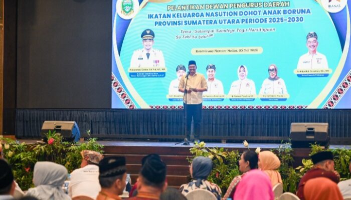 Pelantikan IKANAS Sumut, Bobby Nasution Tekankan Tiga Kunci Organisasi Maju