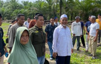 Tinjau Tanah Wakaf di Pantai Labu, Senator Muhammad Nuh Minta Doa Restu Bangun Lembaga Pendidikan PERSIS Unggul