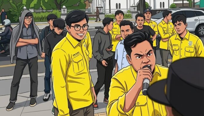 Soroti Mandegnya Agenda Demokrasi Desa, Aliansi PERMA LABUSEL Suarakan Enam Tuntutan di Depan Kantor Gubsu