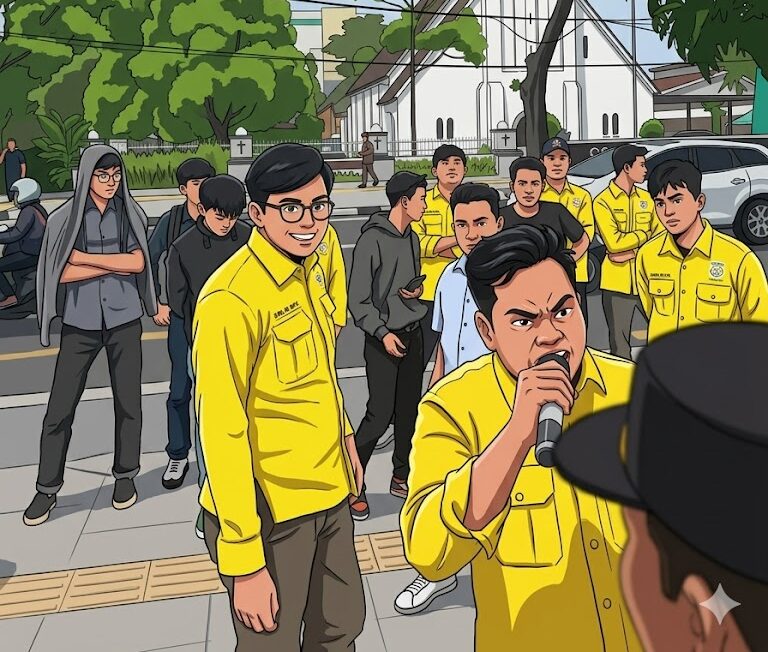 Soroti Mandegnya Agenda Demokrasi Desa, Aliansi PERMA LABUSEL Suarakan Enam Tuntutan di Depan Kantor Gubsu