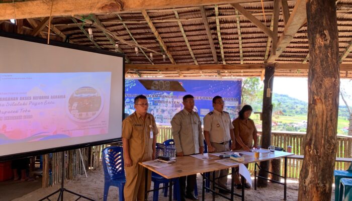 Kantah Toba Sosialisasi dan Penyuluhan Penataan Akses Reforma Agraria di Desa Silalahi Pagar Batu