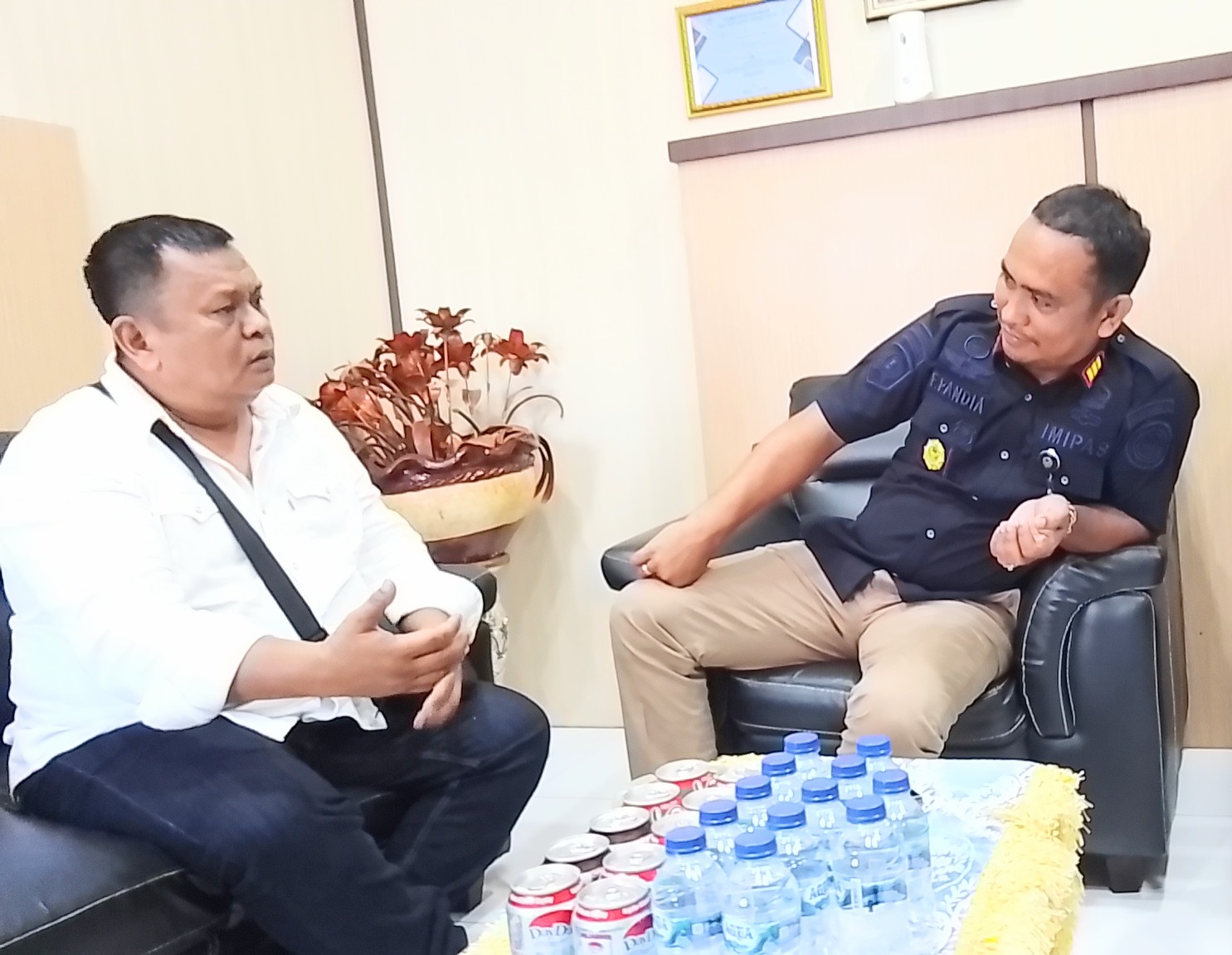 Terima Kunjungan wartawan