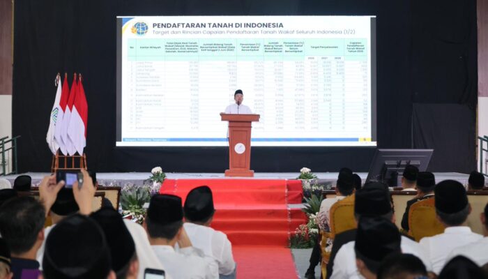 Meningkat 206%, Menteri Nusron Apresiasi Peran Nazir dalam Percepatan Sertipikasi Tanah Wakaf