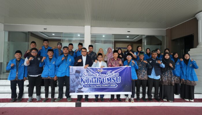 Dilepas Rektor, Kafilah UMSU Optimistis Raih Prestasi di MTQ Sumut 2026