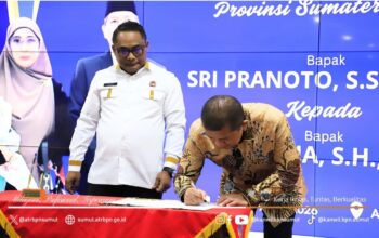 Sertijab Kakanwil BPN Sumut