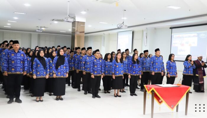 Pelantikan PNS dan Pejabat Fungsional, Kanwil BPN Sumut Perkuat Komitmen Pelayanan Pertanahan yang Profesional