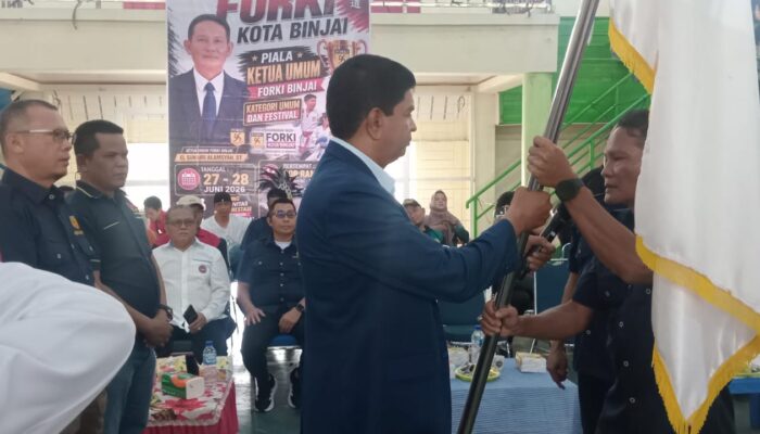 El Syuhairi Alamsyah Nahkodai FORKI Binjai 2026–2030, Fokus Cetak Atlet Berprestasi
