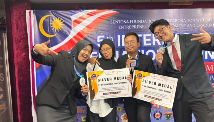 Mahasiswa FDK UINSU Raih Medali Perak pada 5th International Youth Summit 2026 di Malaysia