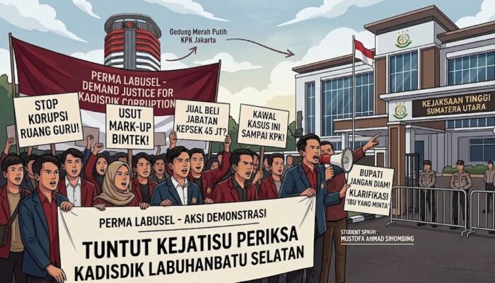 Perma Labusel Desak Pencopotan Kadisdik Labusel Terkait Dugaan Korupsi Proyek RKB