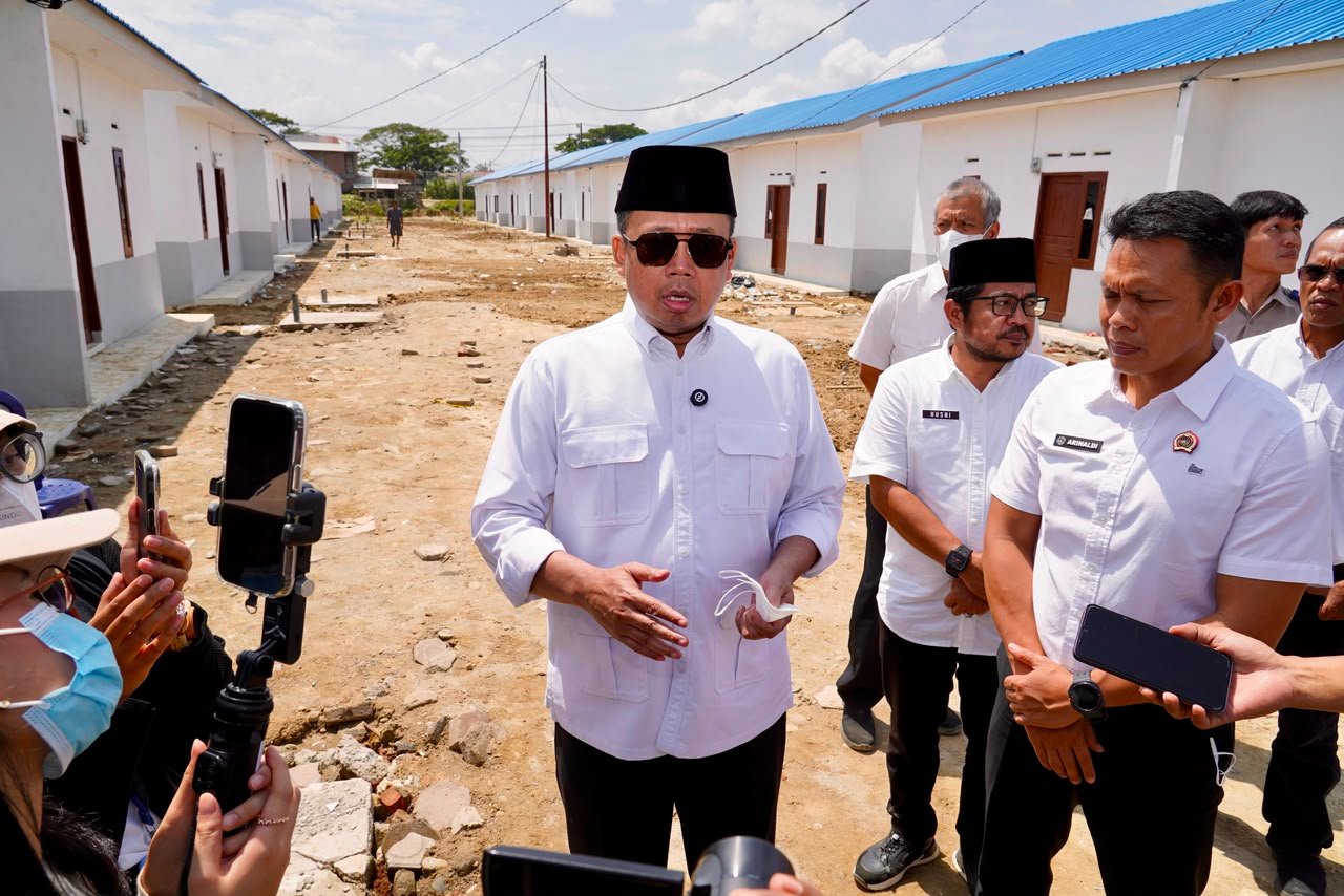 Tinjau Lokasi Huntap