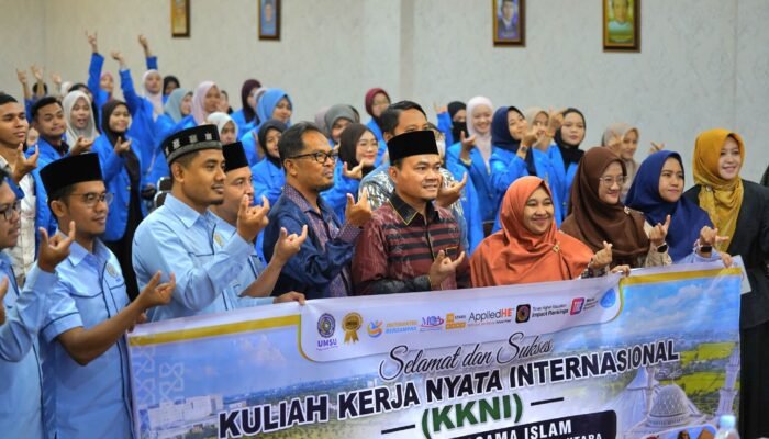 FAI UMSU Lepas 126 Mahasiswa KKNI, Siap Mengabdi di Empat Negara