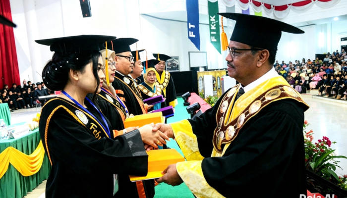 2.133 Lulusan Unimed Diwisuda, Rektor: Jadilah Agen Perubahan di Tengah Era AI