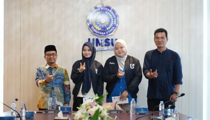 Rektor UMSU Lepas Dua Mahasiswa ke Pilmapres Nasional 2026