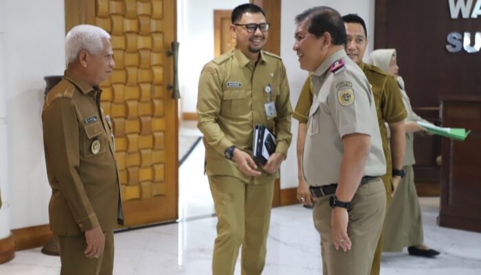 Perkuat Sinergi Pembangunan, Kanwil BPN Sumut Bahas Program Strategis Pertanahan Bersama Wakil Gubernur
