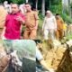 Irigasi Aek Roburan Jebol, 500 Hektare Sawah Terancam Gagal Panen, Wabup Madina Tinjau Lokasi