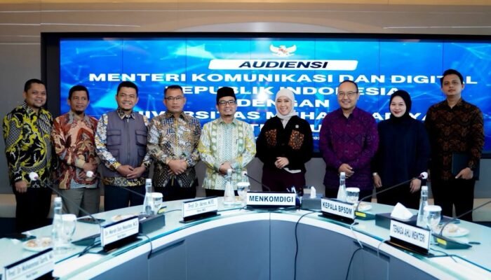 Temui Menteri Komdigi, Rektor UMSU Perkuat Kolaborasi Talenta Digital dan Program Garuda Spark