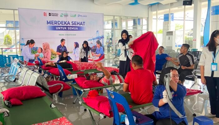 Semarak HUT ke-81 RI, Pelindo Hadirkan Layanan Kesehatan bagi Masyarakat Belawan