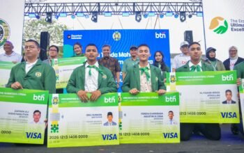 Perluas Dukungan untuk Ekosistem Transaksi Kampus, BTN Luncurkan 9.800 KTM Co-Branding USU