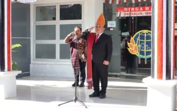 Kantah Toba Gelar Upacara HUT ke-81 Kemerdekaan RI