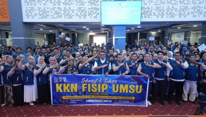 FISIP UMSU Lepas 404 Mahasiswa Ikuti KKN di Deli Serdang dan Malaysia