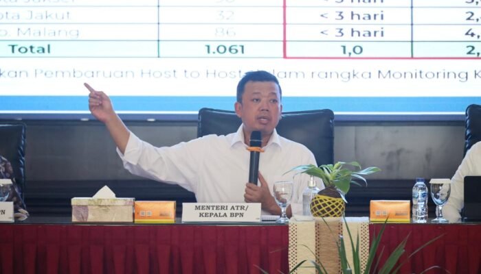 Menteri Nusron: Transformasi Organisasi dan Layanan Pertanahan Harus Bermuara pada Kepastian bagi Masyarakat
