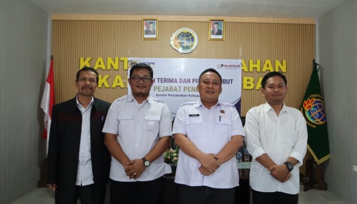 Serah Terima Jabatan Pejabat Pengawas, Kantah Toba Dorong Penguatan Kinerja dan Pelayanan
