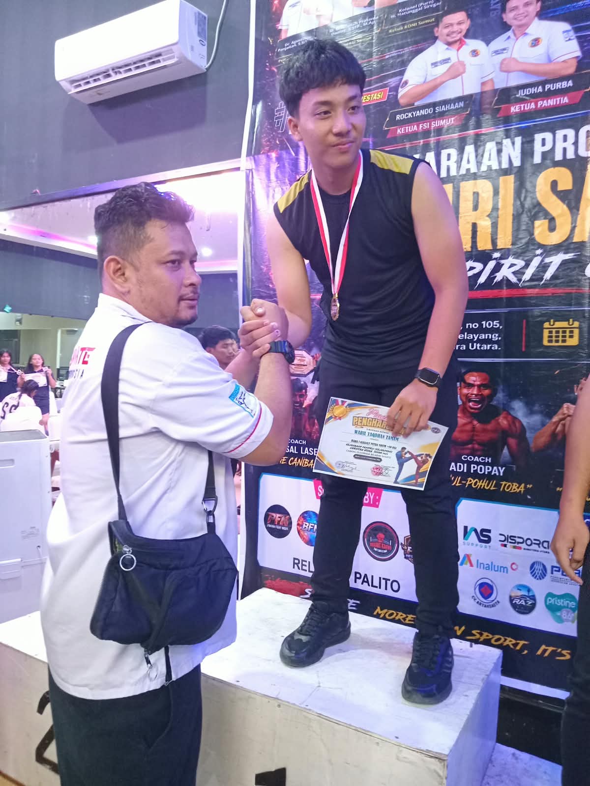 Pertarungan Sengit Berakhir Manis, Wabil Yaqdhan Tamam Bawa Pulang Emas untuk Binjai di Kejurprov Savate Sumut 2026