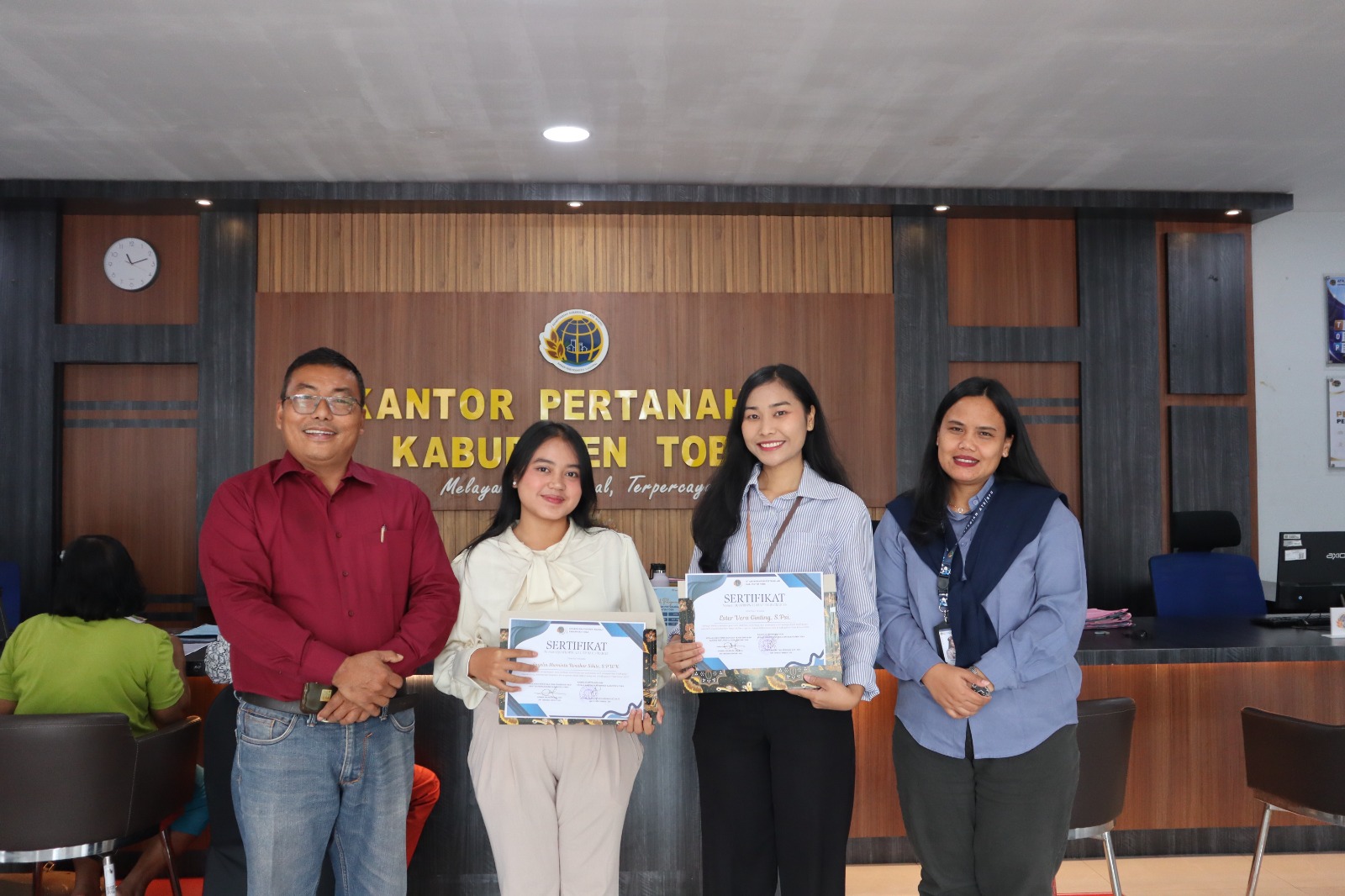 Apresiasi Field Staff, Kantah Toba Dukung Keberlanjutan Akses Reforma Agraria