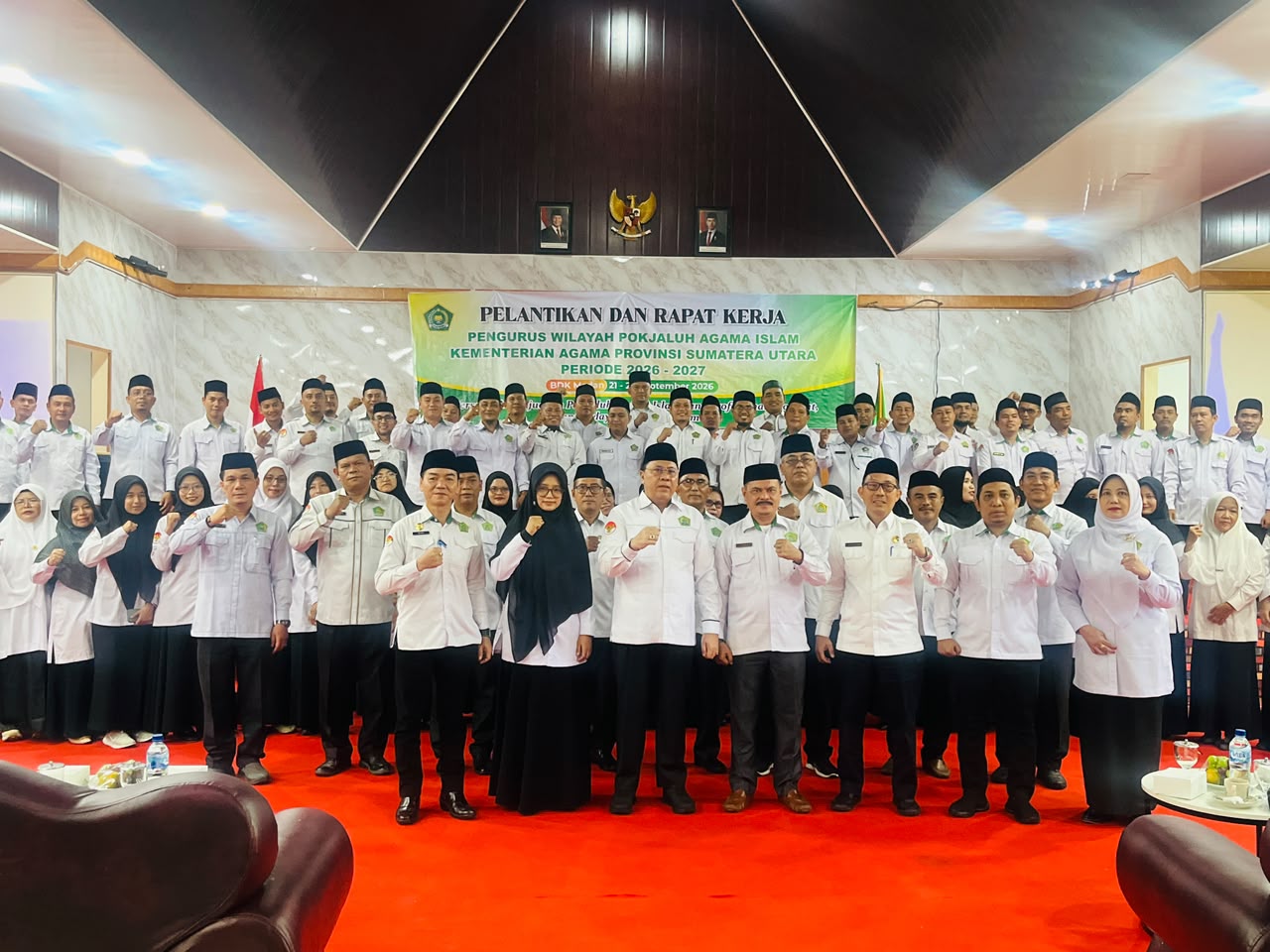 Lantik Pengurus Wilayah POKJALUH Sumut Periode 2026–2027, Kakanwil Kemenag Sumut Tekankan Pemahaman Tupoksi Penyuluh Agama