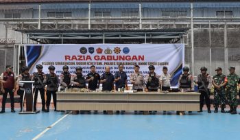 Gandeng TNI, Polri dan BNN, Lapas Narkotika Pematang Siantar Gelar Razia dan Tes Urine pada WBP
