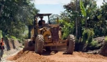 Akses Jalan Menuju Pelabuhan Tigaras Tengah Diperbaiki, PDK Kosgoro 1957 Sumut Apresiasi Gubsu Bobby Nasution