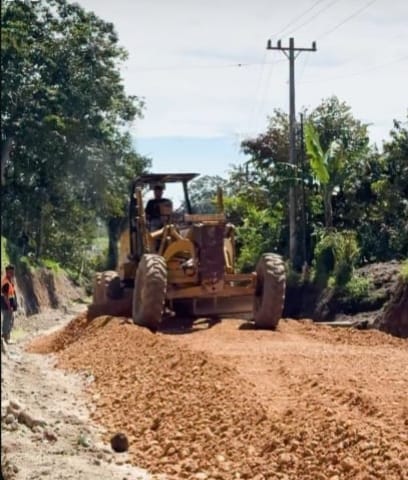 Akses Jalan Menuju Pelabuhan Tigaras Tengah Diperbaiki, PDK Kosgoro 1957 Sumut Apresiasi Gubsu Bobby Nasution