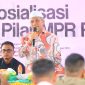 Senator M Nuh Sosialisasi 4 Pilar Bareng Nelayan Langkat, Singgung UU Laut Melaka