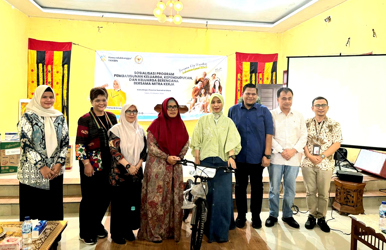 Bangun Keluarga Berkualitas, BKKBN dan Delia Pratiwi Ajak Warga Binjai Siapkan Generasi Emas
