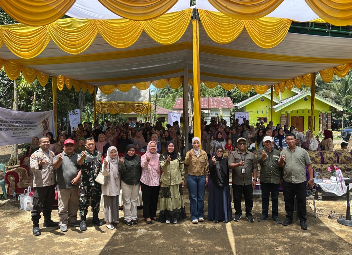 Bukan Sekadar KB, Delia Pratiwi dan BKKBN Sumut Ajak Warga Langkat Bangun Generasi Emas
