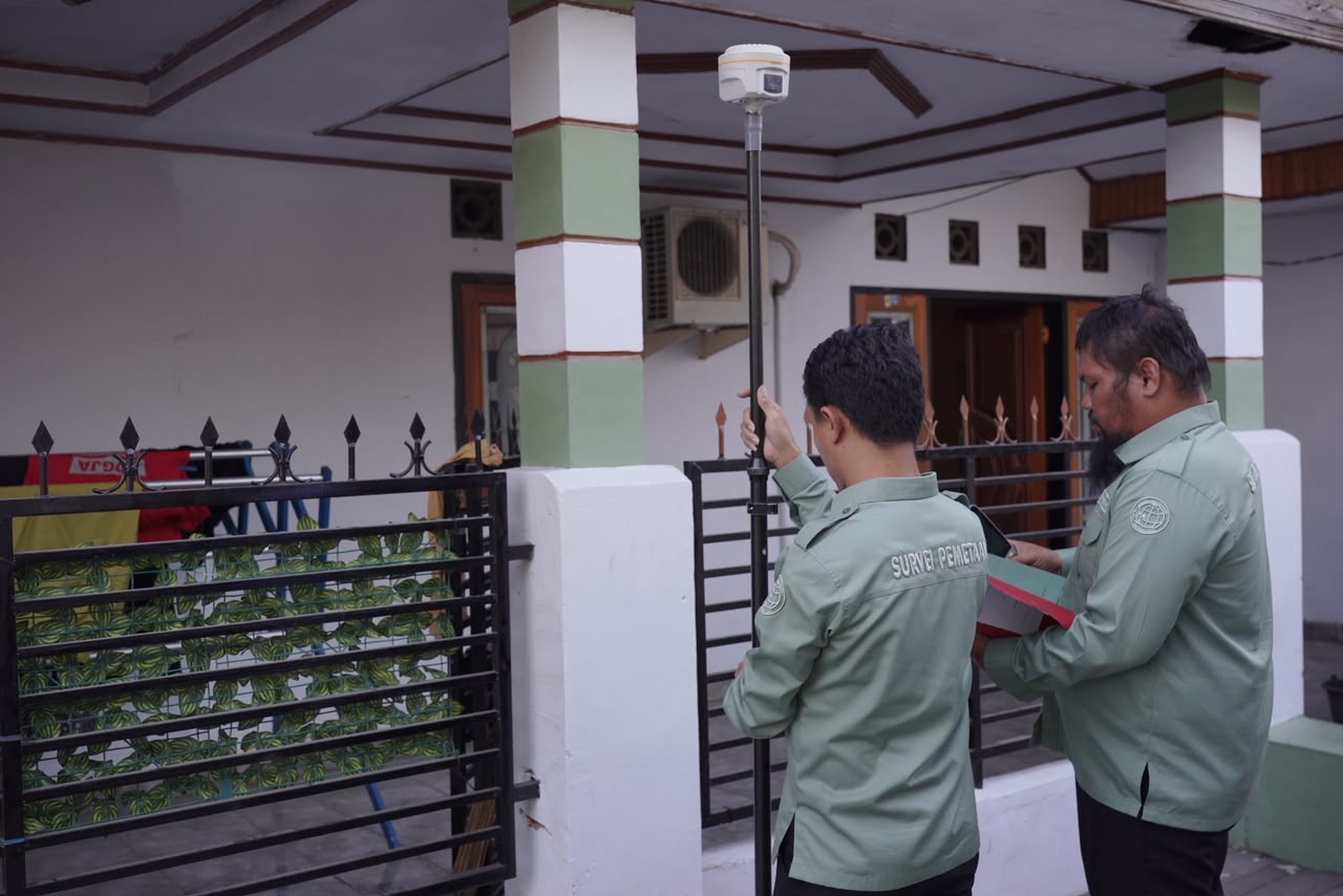Hanya Menunggu 4 Hari, Layanan Pengukuran Pertanahan Lebih Terukur, Teratur, dan Pasti