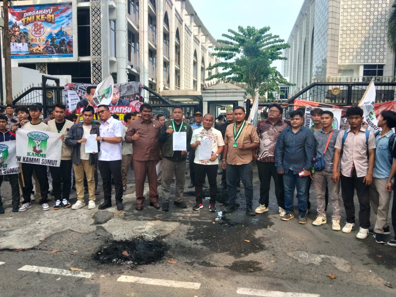 Aksi Jilid II PW KAMMI Sumut, Desak DPRD Buka Proses KPID dan Minta Kejatisu Tindak Lanjuti Laporan