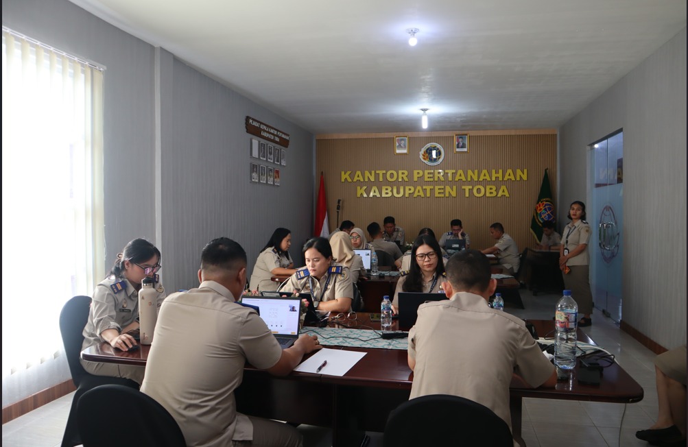 Kantah Toba Gelar Asesmen Penataan Talenta dan KRS Jabatan Pengawas, Perkuat Kompetensi SDM ATR/BPN