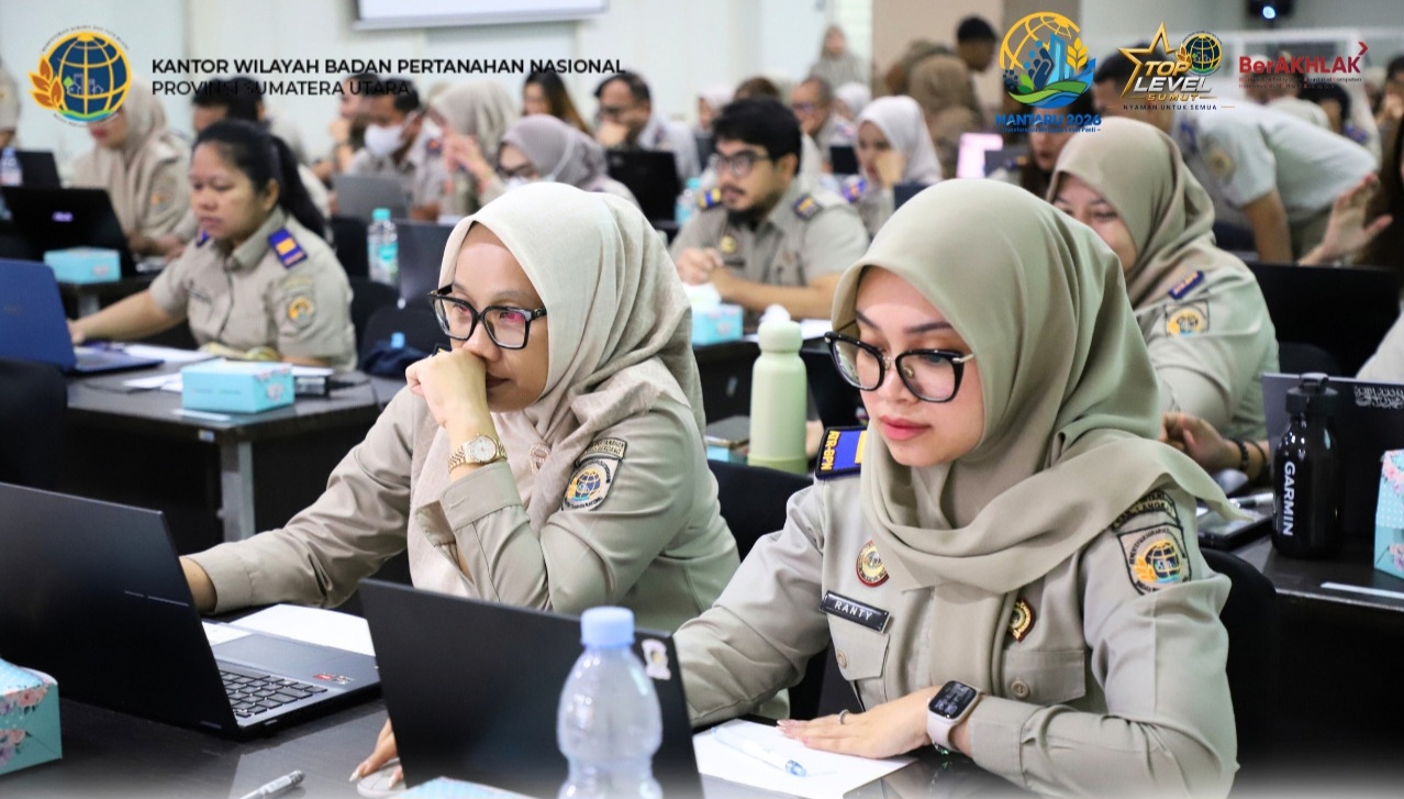 Asesmen KRS Jabatan Pengawas 2026, Langkah BPN Sumut Bangun ASN Profesional dan Berintegritas