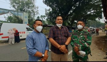 Tanggap Kabut Asap di Madina, Forkopimcam Bukit Malintang Bagikan Masker Gratis ke Masyarakat
