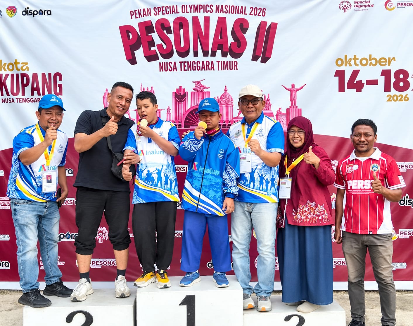 Hingga hari ketiga pertandingan, Sabtu (17/10), kontingen SOIna Sumut telah mengoleksi 12 medali, terdiri atas dua emas, enam perak, dan empat perunggu pada Pesonas II NTT.