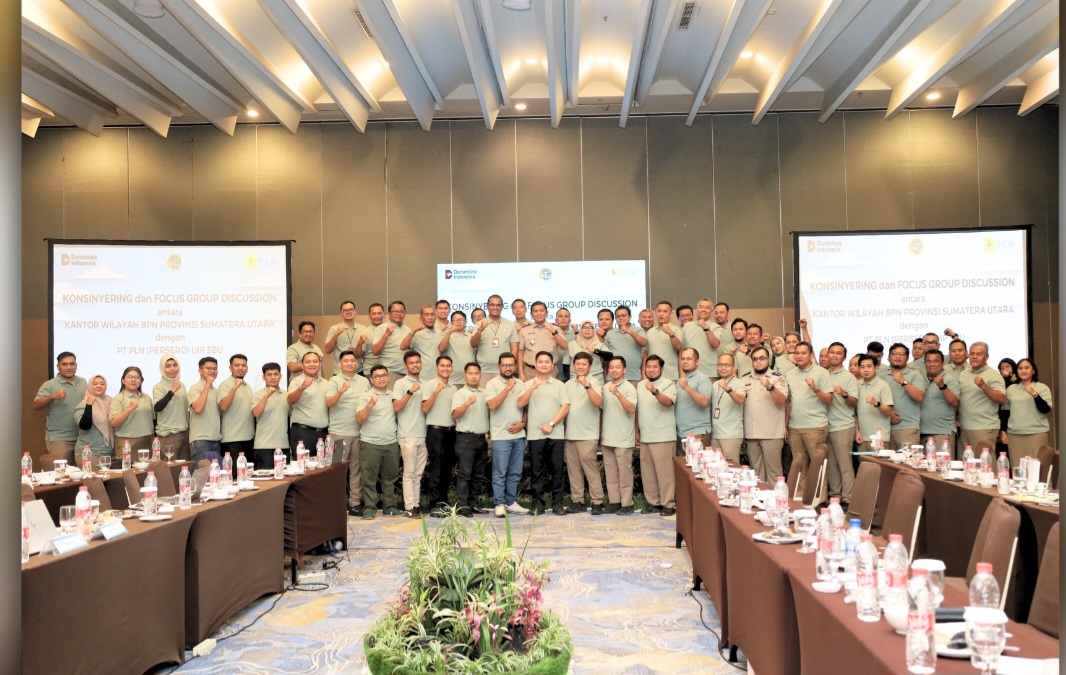 Kanwil BPN Sumut dan PLN Perkuat Sinergi Pengamanan Aset dan Percepatan Sertifikasi HGB